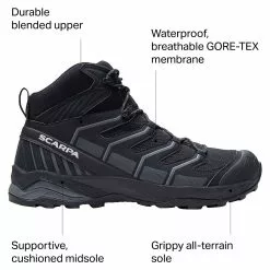 Scarpa Maverick Mid GTX Hiking Boot Men's -Trail Fit Store BLAGRE D16