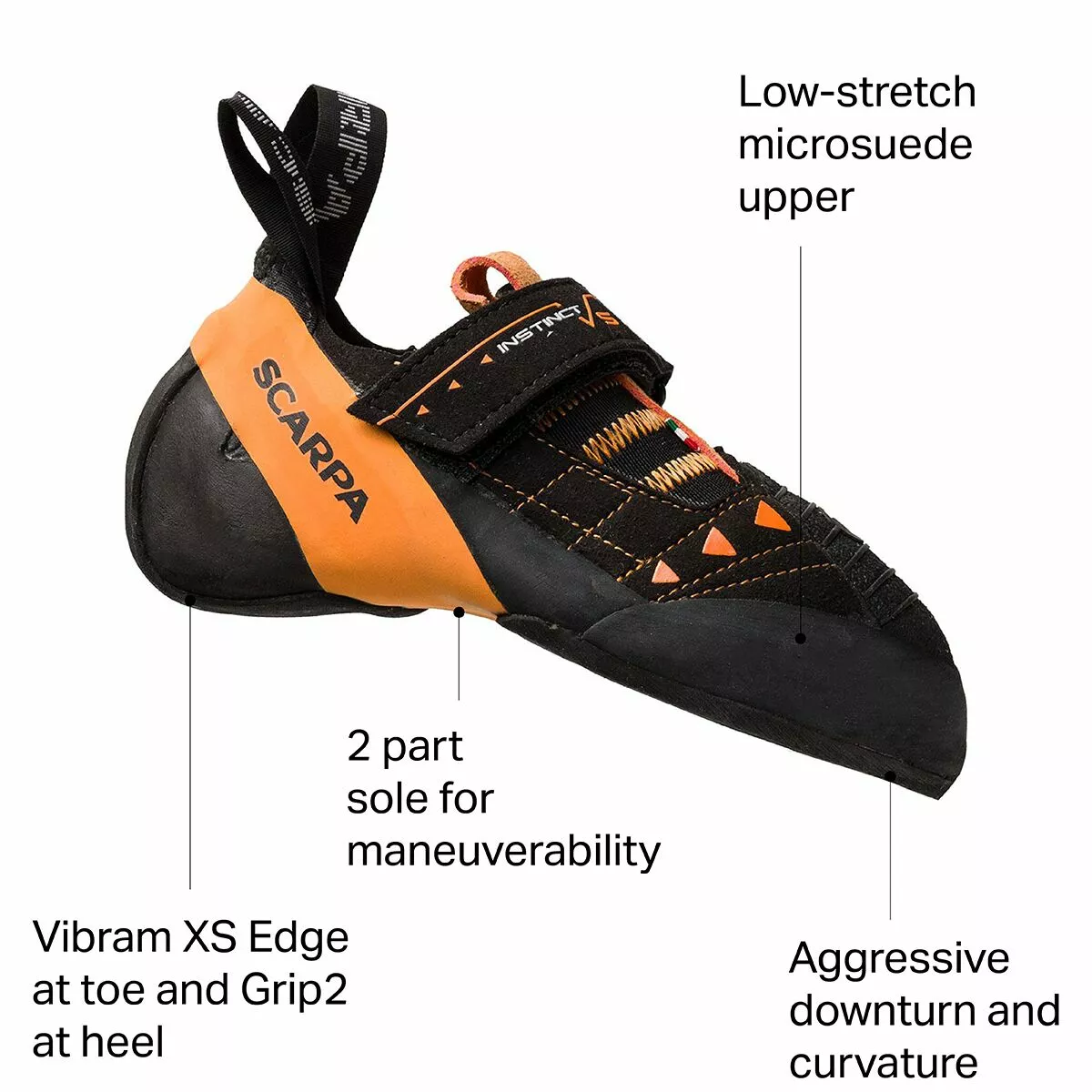 Scarpa Instinct VS Climbing Shoe Vibram XS Edge 4 Scarpa Instinct VS Climbing Shoe Vibram XS Edge - Image 2