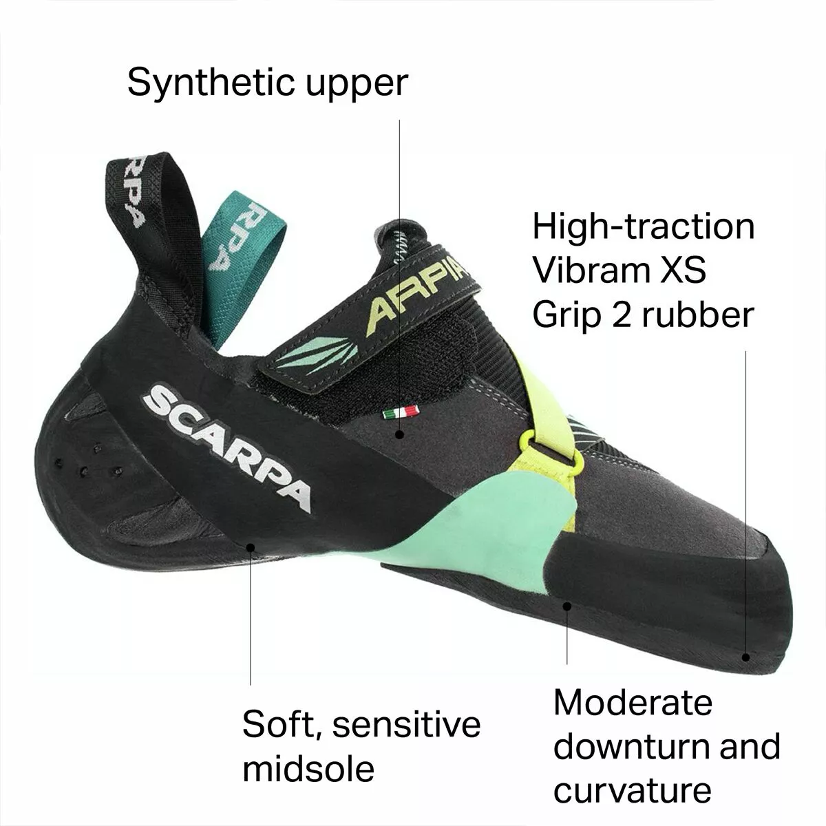 Scarpa Arpia Climbing Shoe Women's 4 Scarpa Arpia Climbing Shoe Women's - Image 2