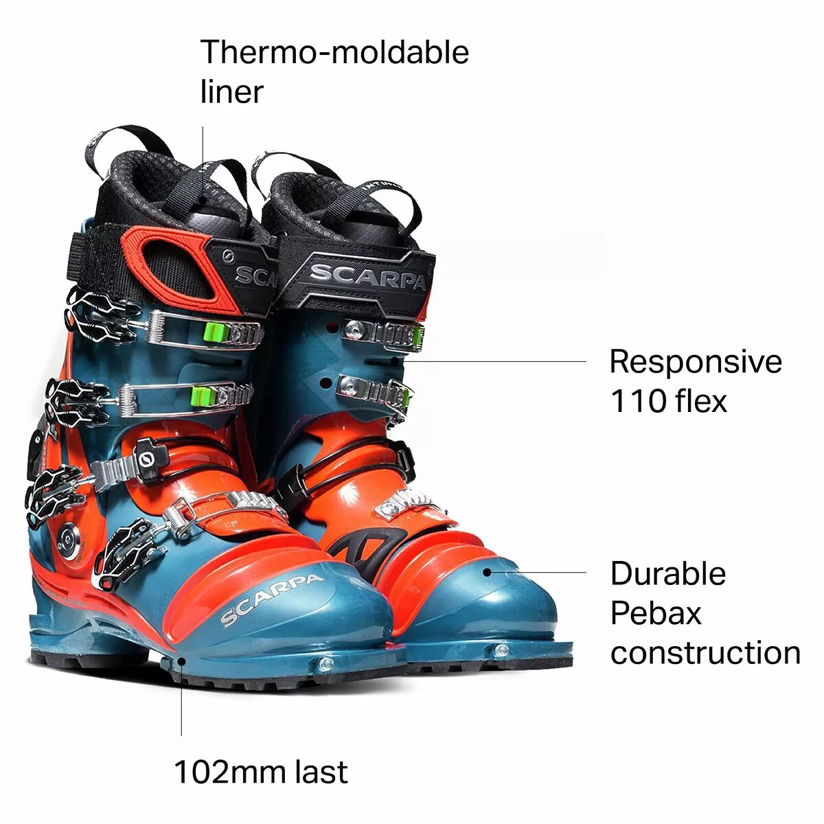 Scarpa TX Pro Telemark Ski Boot 2022 3 Scarpa TX Pro Telemark Ski Boot 2022 - Image 2
