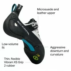 Scarpa Drago LV Climbing Shoe -Trail Fit Store WHI D7